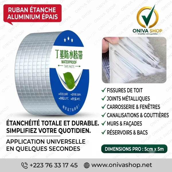 Rubans Adhésifs Butyle Haute Performance – Étanchéité Instantanée — vue 2