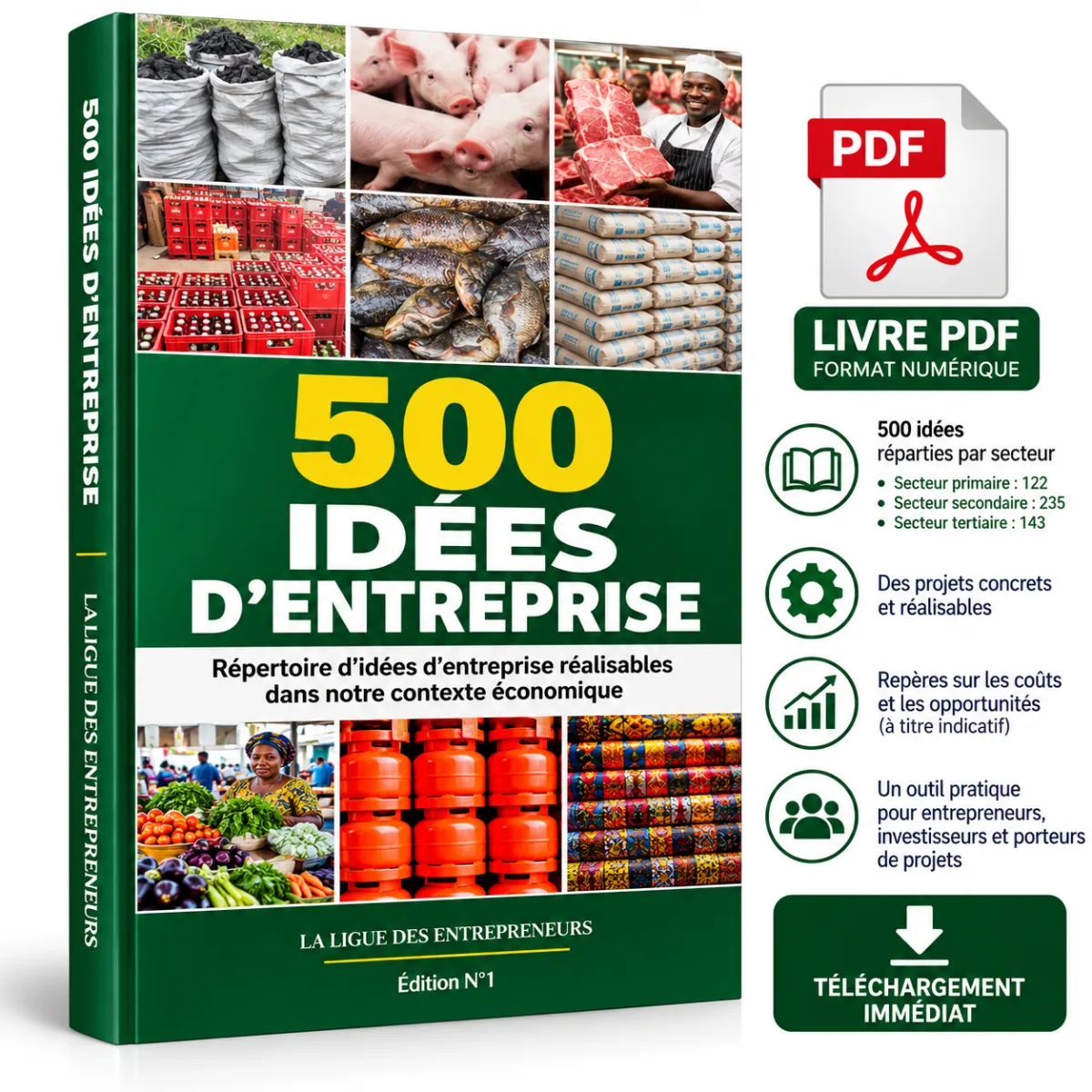 500 idées d’entreprise – Répertoire de projets entrepreneuriaux