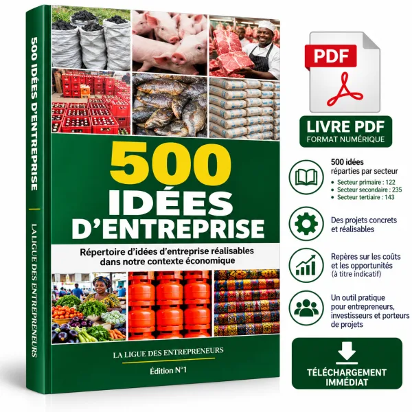 500 idées d’entreprise – Répertoire de projets entrepreneuriaux